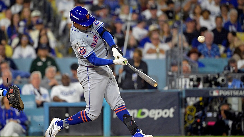 MLB: NLCS-New York Mets at Los Angeles Dodgers, mark vientos