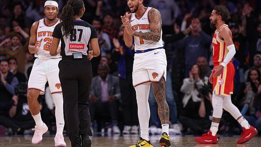 NBA: Atlanta Hawks at New York Knicks