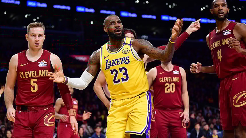 NBA: Cleveland Cavaliers at Los Angeles Lakers
