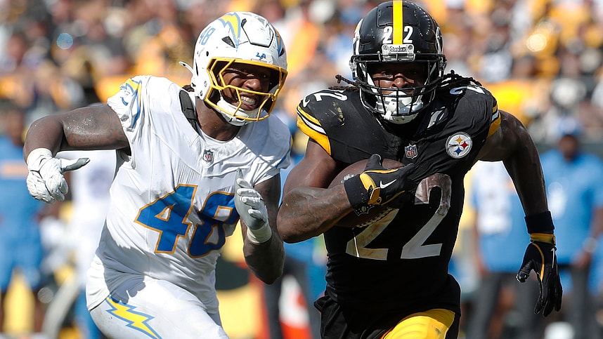 Najee Harris, Steelers, Chargers