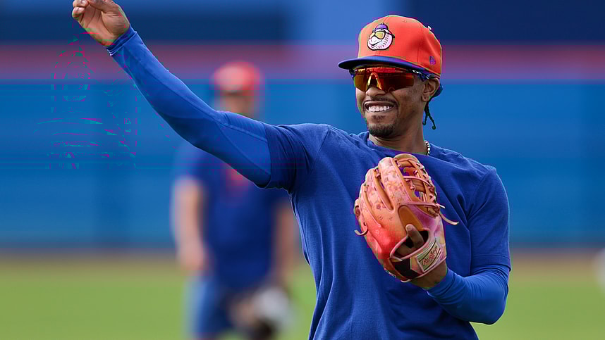 MLB: New York Mets-Workouts, francisco lindor