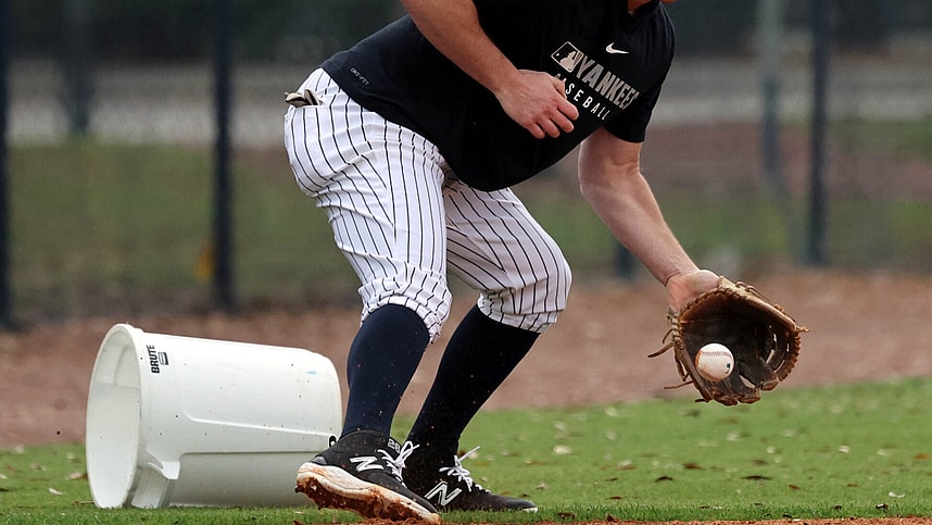 MLB: New York Yankees-Workouts, dj lemahieu