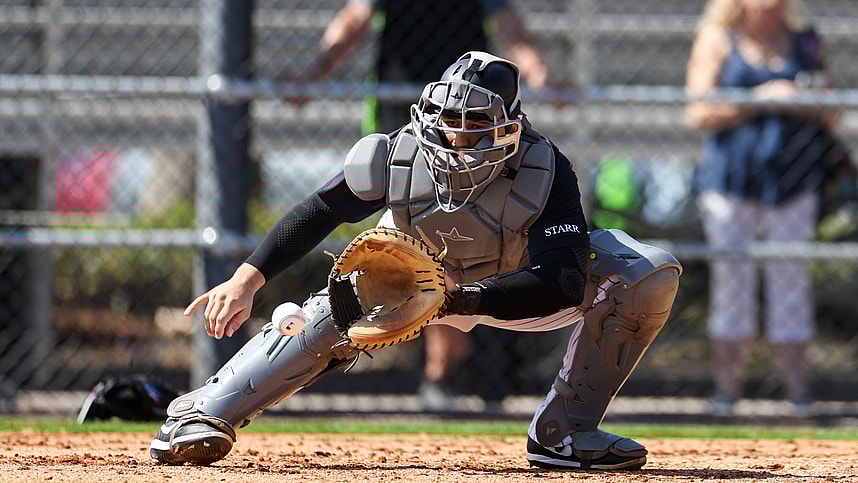 MLB: New York Yankees-Workouts, j.c. escarra
