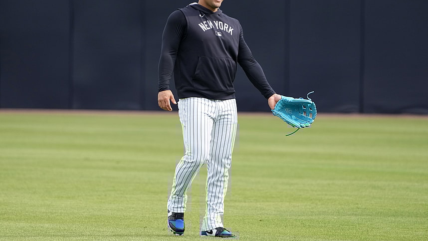 MLB: New York Yankees-Workouts, jasson dominguez