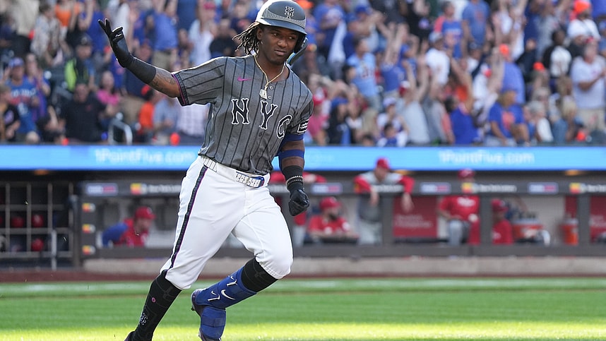 MLB: Philadelphia Phillies at New York Mets, Luisangel Acuña