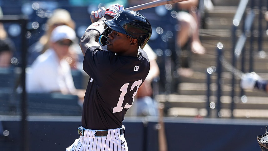 MLB: Spring Training-Detroit Tigers at New York Yankees, jazz chisholm