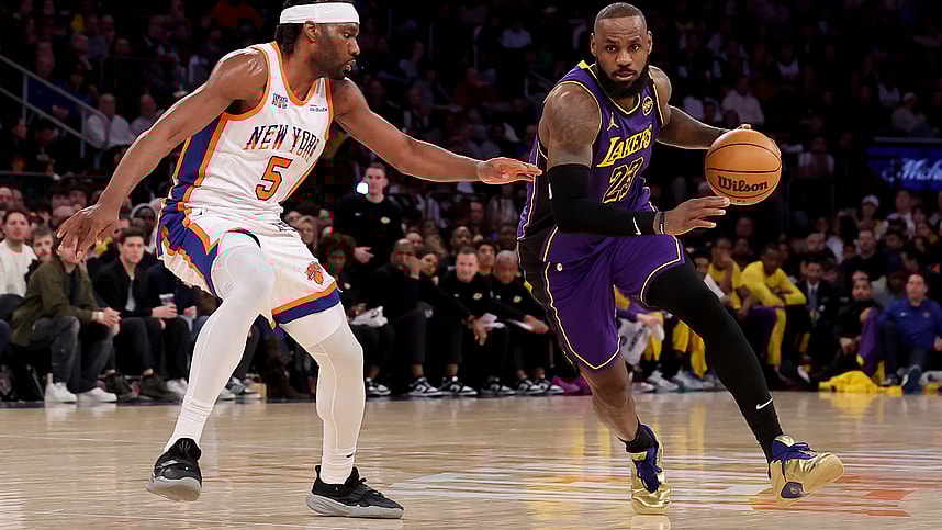 NBA: Los Angeles Lakers at New York Knicks