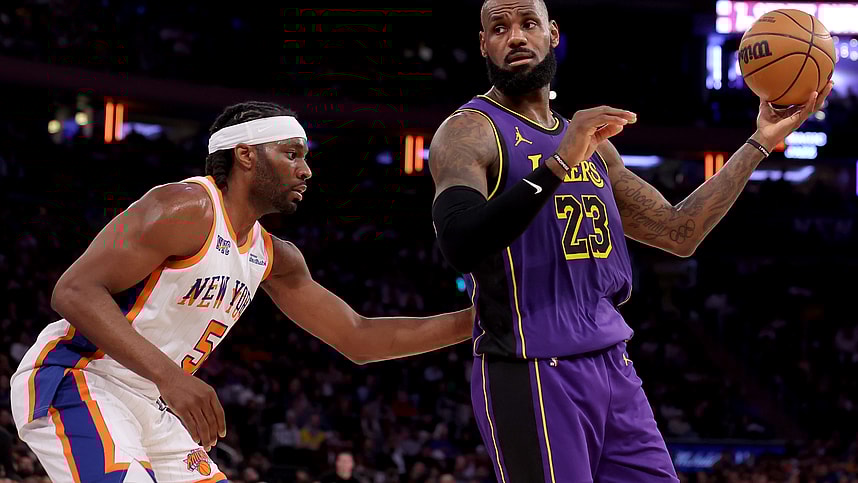Precious Achiuwa, LeBron James, Knicks, Lakers