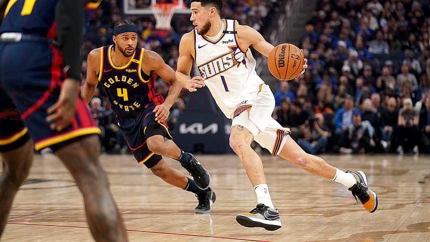 Devin Booker, Suns, Warriors
