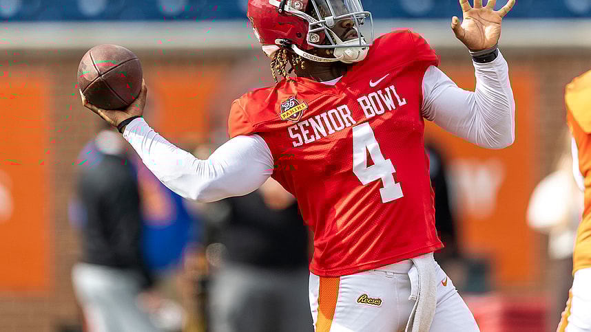 Jalen Milroe, 2025 NFL Draft, Jets, Giants, Senior Bowl