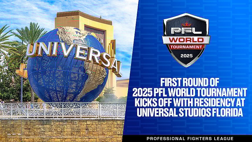 PFL World Tournament Universal Orlando Graphic