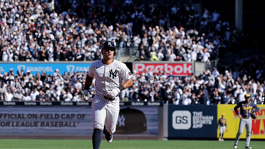 MLB: Milwaukee Brewers at New York Yankees, anthony volpe