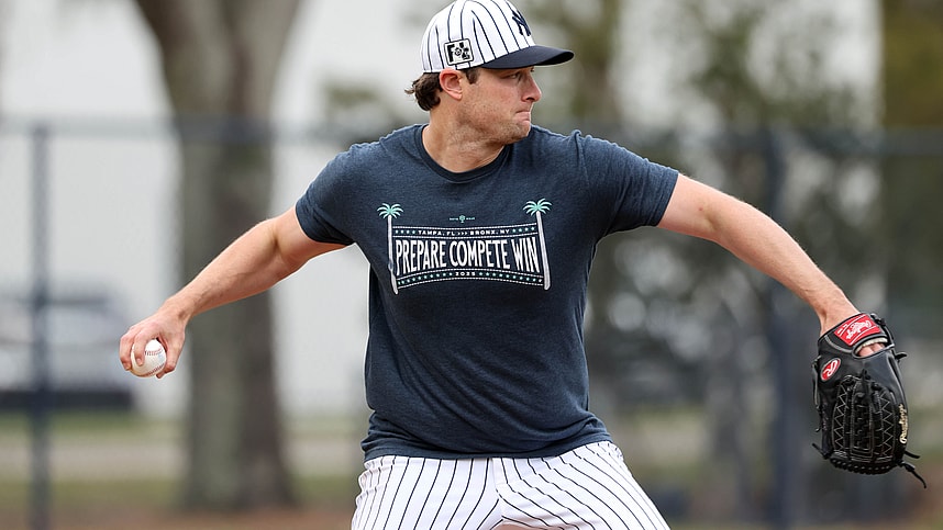 MLB: New York Yankees-Workouts, gerrit cole