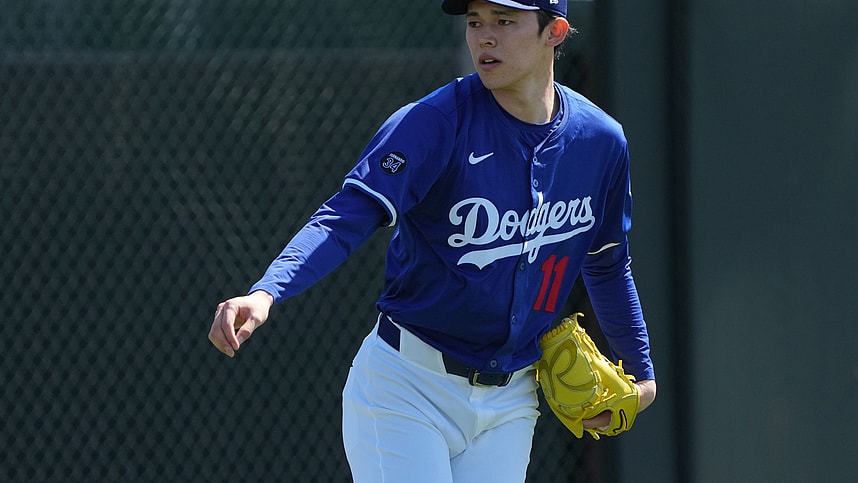 MLB: Spring Training-Cleveland Guardians at Los Angeles Dodgers