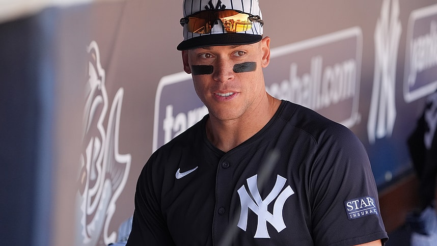 MLB: Spring Training-Houston Astros at New York Yankees, aaron judge