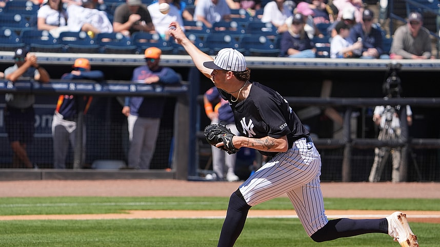 MLB: Spring Training-Houston Astros at New York Yankees, cam schlittler