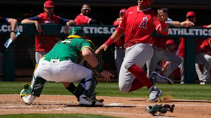 MLB: Spring Training-Los Angeles Angels at Oakland Athletics, yankees