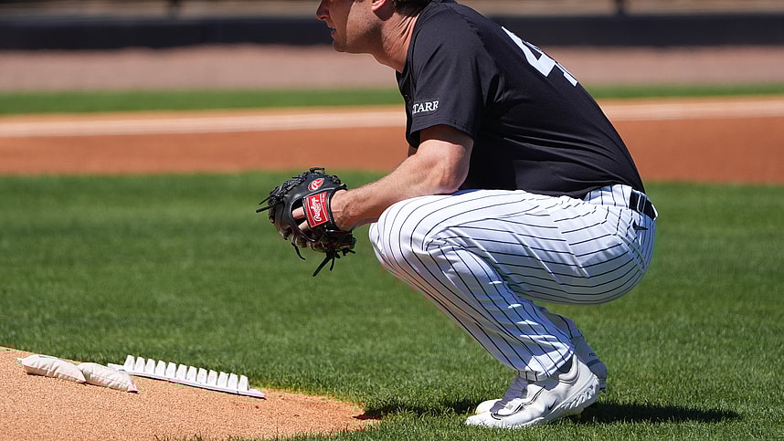 MLB: Spring Training-Minnesota Twins at New York Yankees, gerrit cole