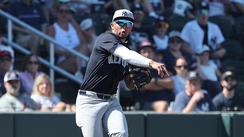 MLB: Spring Training-New York Yankees at Atlanta Braves, oswald peraza