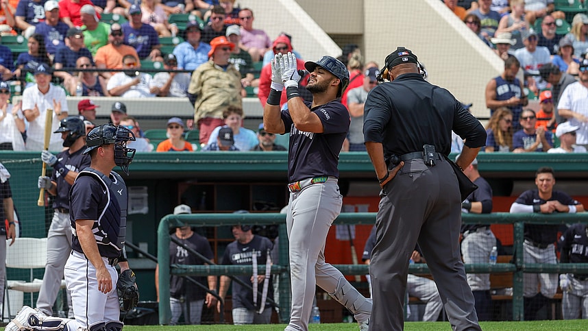 MLB: Spring Training-New York Yankees at Detroit Tigers, jasson dominguez