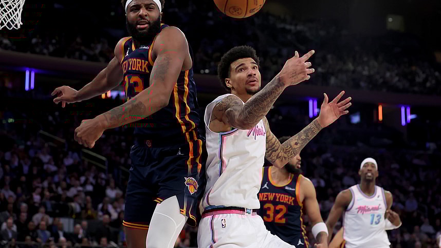NBA: Miami Heat at New York Knicks