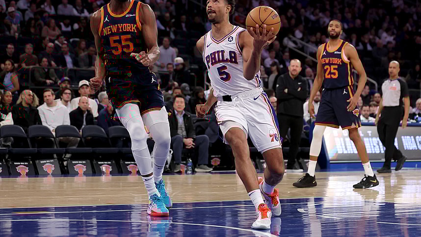 NBA: Philadelphia 76ers at New York Knicks