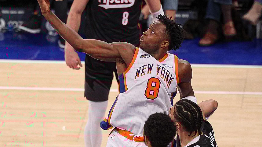 NBA: Portland Trail Blazers at New York Knicks