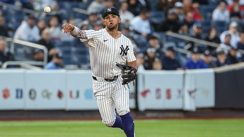 MLB: Kansas City Royals at New York Yankees, oswald peraza