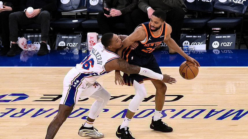 NBA: Philadelphia 76ers at New York Knicks