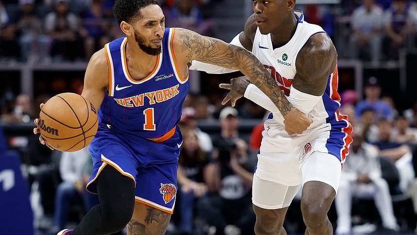 NBA: Playoffs-New York Knicks at Detroit Pistons