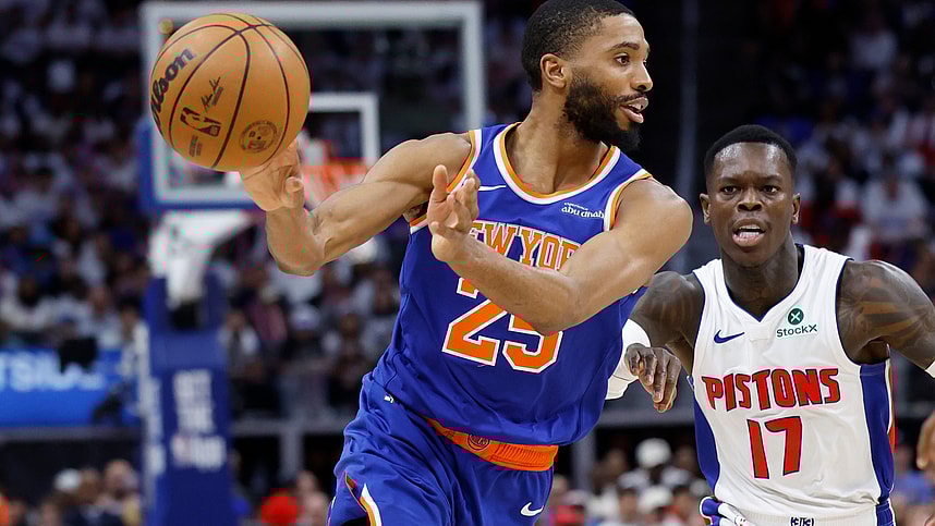 NBA: Playoffs-New York Knicks at Detroit Pistons