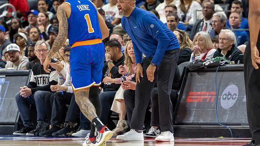 NBA: Playoffs-New York Knicks at Detroit Pistons