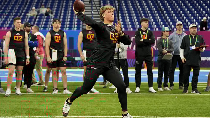 NFL: Combine, jaxson dart, new york giants