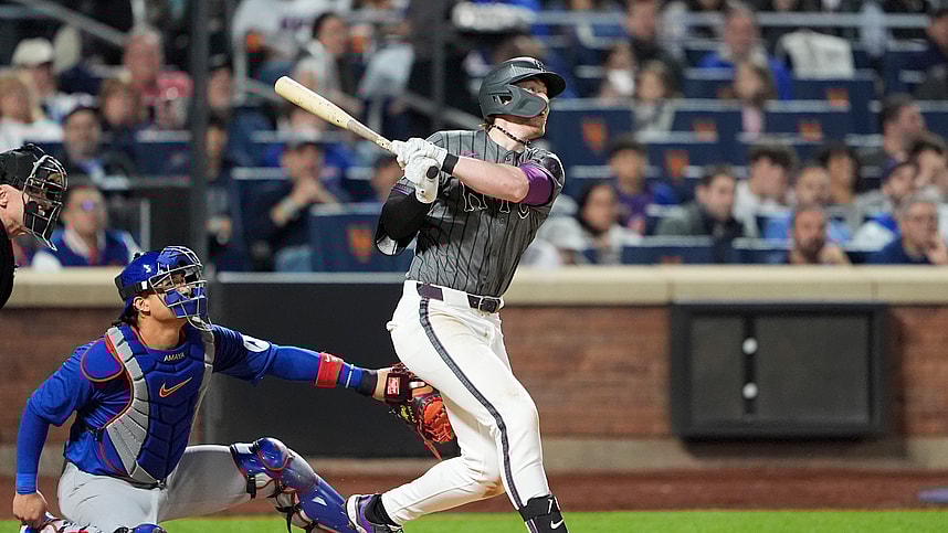 MLB: Chicago Cubs at New York Mets, brett baty