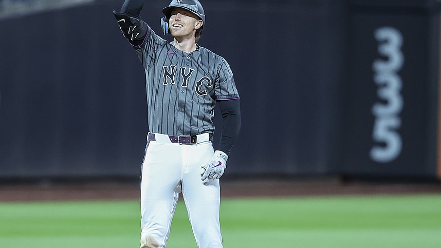 MLB: Los Angeles Dodgers at New York Mets, brett baty