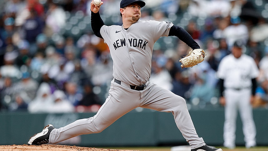 MLB: New York Yankees at Colorado Rockies, mark leiter
