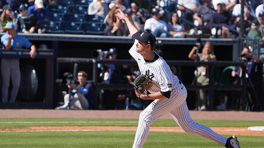 MLB: Spring Training-Tampa Bay Rays at New York Yankees