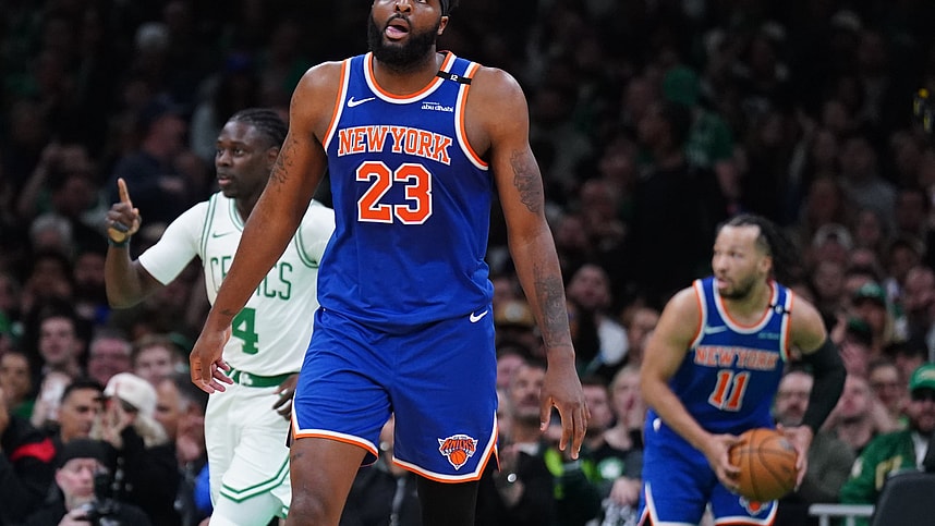 NBA: Playoffs-New York Knicks at Boston Celtics