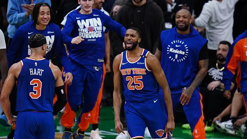 NBA: Playoffs-New York Knicks at Boston Celtics