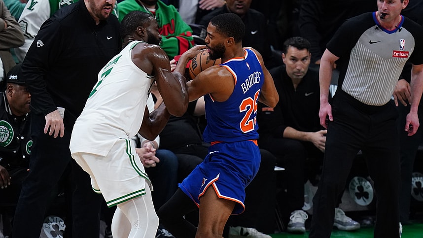 NBA: Playoffs-New York Knicks at Boston Celtics