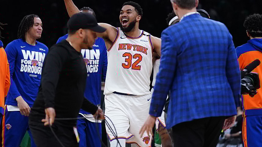 NBA: Playoffs-New York Knicks at Boston Celtics