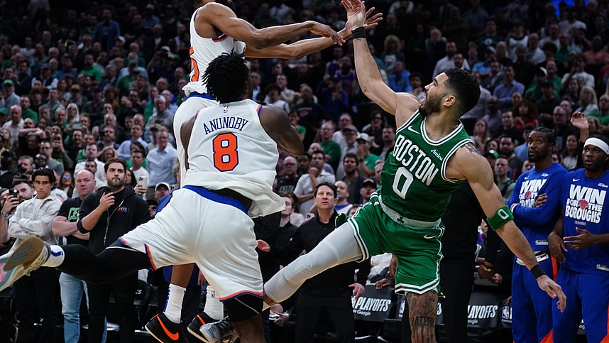 NBA: Playoffs-New York Knicks at Boston Celtics