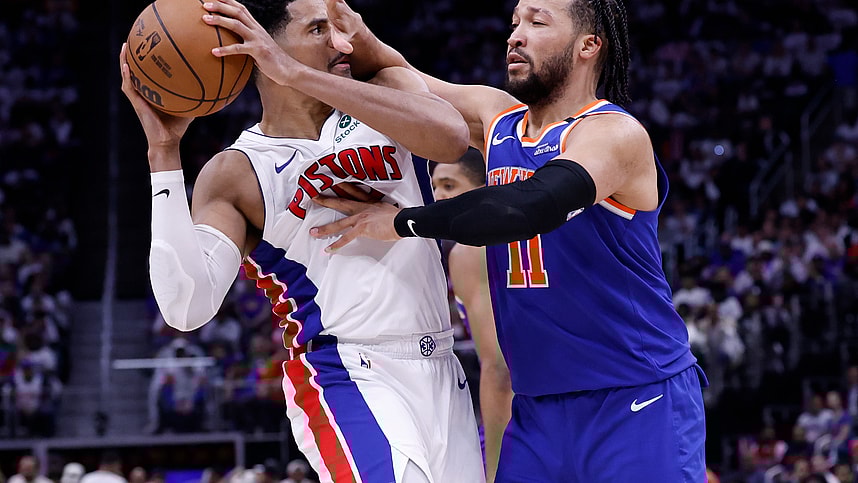 NBA: Playoffs-New York Knicks at Detroit Pistons