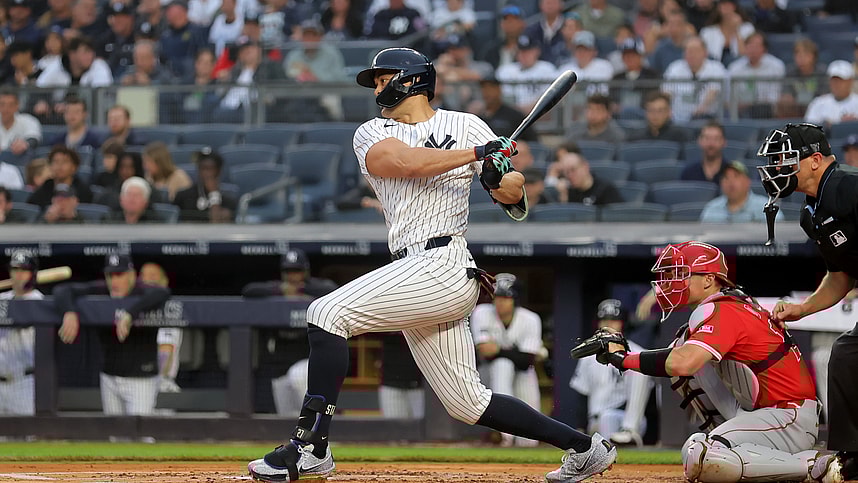 MLB: Los Angeles Angels at New York Yankees, stanton