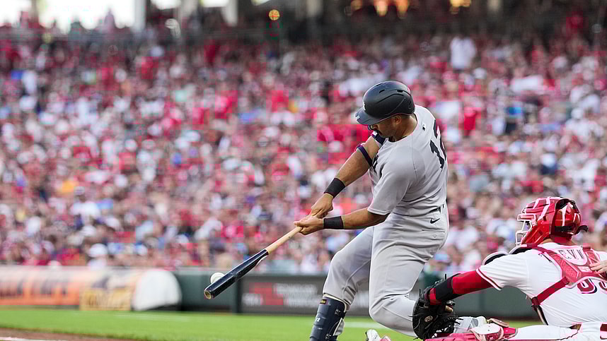 MLB: New York Yankees at Cincinnati Reds, trent grisham