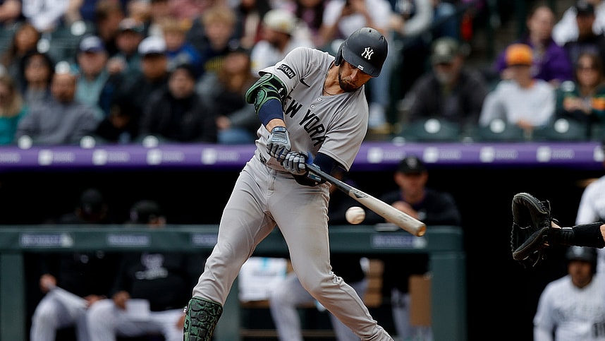 MLB: New York Yankees at Colorado Rockies, j.c. escarra