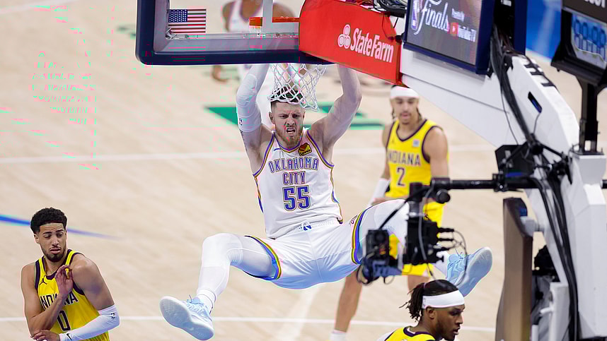 NBA: Finals-Indiana Pacers at Oklahoma City Thunder, isaiah hartenstein, knicks