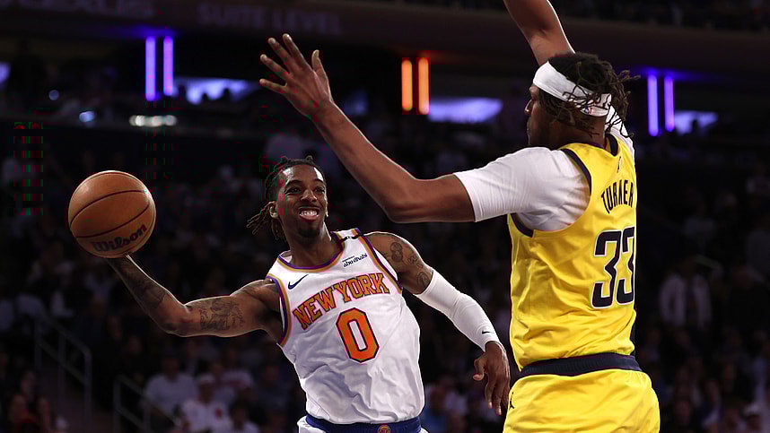 NBA: Playoffs-Indiana Pacers at New York Knicks, delon wright