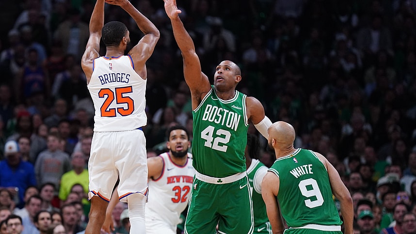 NBA: Playoffs-New York Knicks at Boston Celtics
