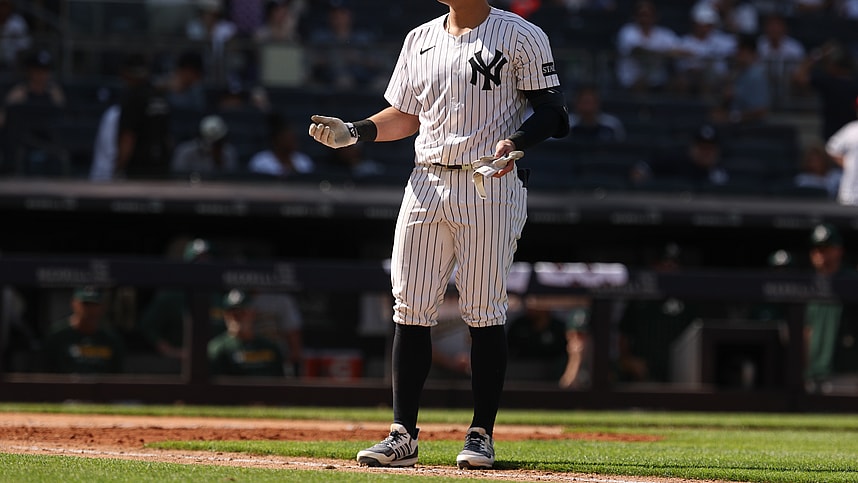 MLB: Athletics at New York Yankees, anthony volpe